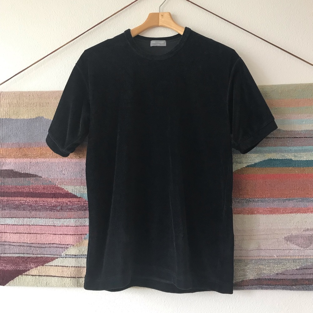 Vintage Comme des Garcons ad1996 velour tee